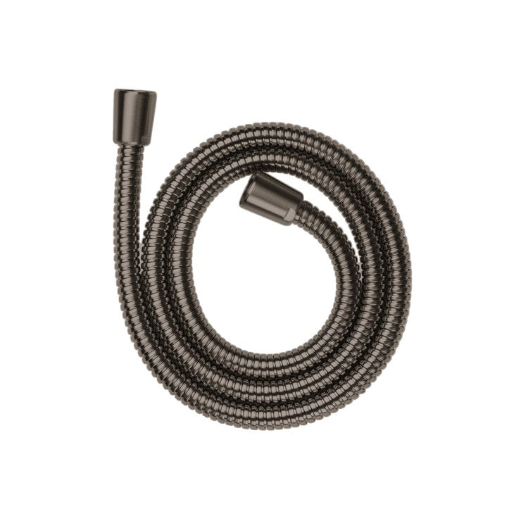 Handshower Hose No Kink with Pivot Connector 49-1/4 Inch Brushed Black Chrome 1/2 Inch NPT Metal