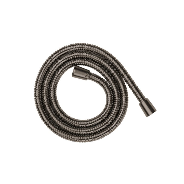 Handshower Hose No Kink with Pivot Connector 63 Inch Brushed Black Chrome 1/2 Inch NPT Metal - Image 1