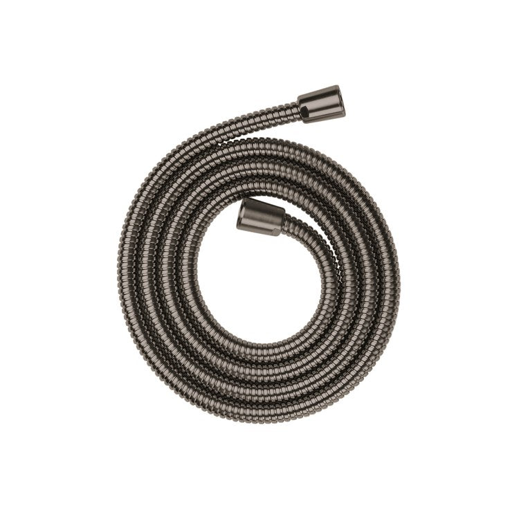Handshower Hose No Kink with Pivot Connector 80 Inch Brushed Black Chrome 1/2 Inch NPT Metal - Image 1