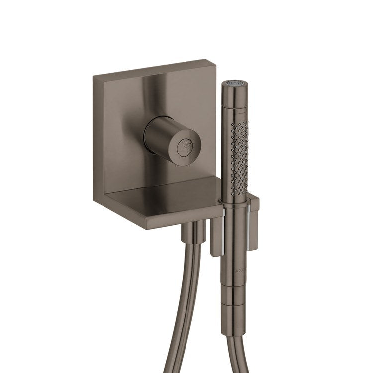 Handshower Trim ShowerSolutions Module with Volume Control 1 Knob Brushed Black Chrome WaterSense Baton 1.75 Gallons per Minute - Image 1