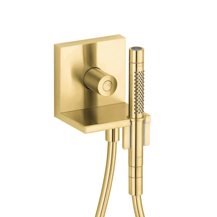 Handshower Trim ShowerSolutions Module with Volume Control 1 Knob Brushed Gold Optic WaterSense Baton 1.75 Gallons per Minute - Image 1