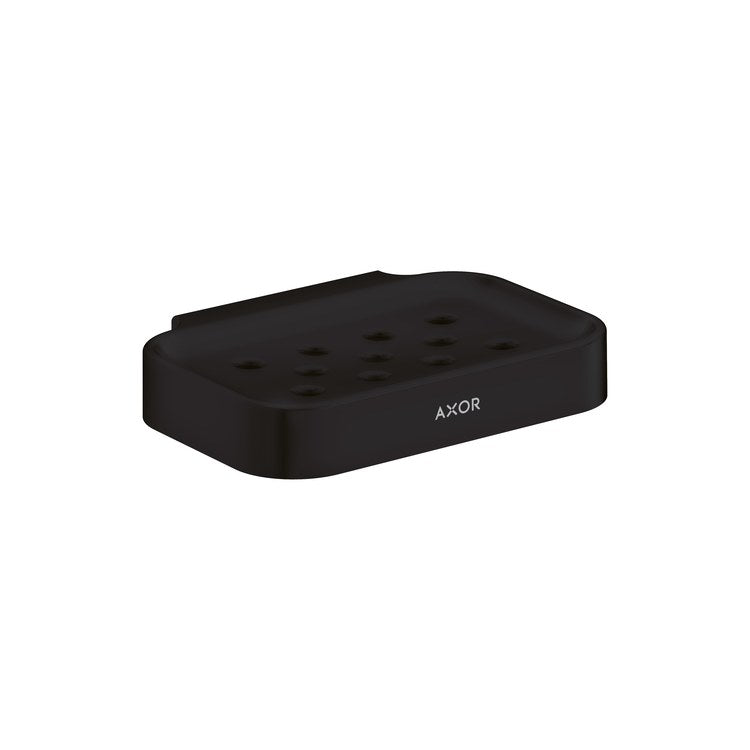 Soap Dish Universal Circular Matte Black Wall Mount Rectangle Metal