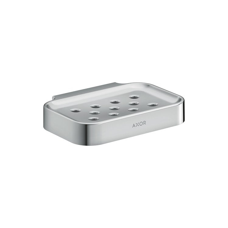 Soap Dish Universal Circular Chrome Wall Mount Rectangle Metal