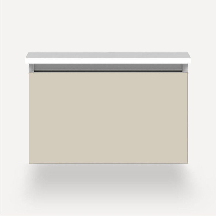 Vanity Cartesian 36 x 15 x 21 Inch Modular Selectable 2700K/4000K Night Light Matte Sand 1 Full Drawer - Image 1
