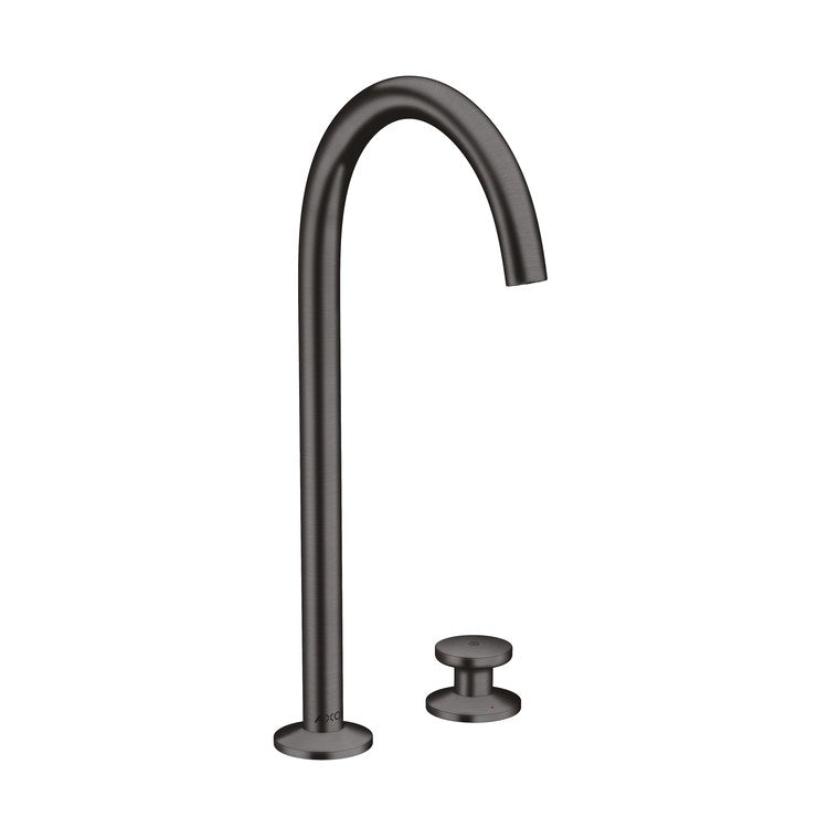 Lavatory Faucet One 260 1 Knob WaterSense Brushed Black Chrome 1.2 Gallons per Minute 120 DEG Swivel Less Drain 2 Hole Select/AirPower/Comfort Zone/EcoRight - Image 1