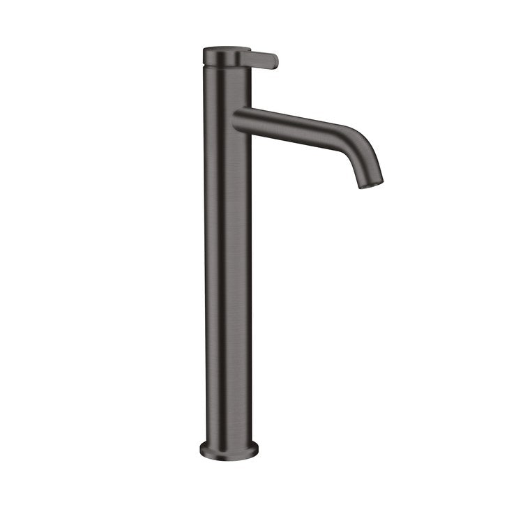 Lavatory Faucet One 230 1 Lever ADA WaterSense Brushed Black Chrome 1.2 Gallons per Minute Less Drain 1 Hole AirPower/Comfort Zone/EcoRight - Image 1