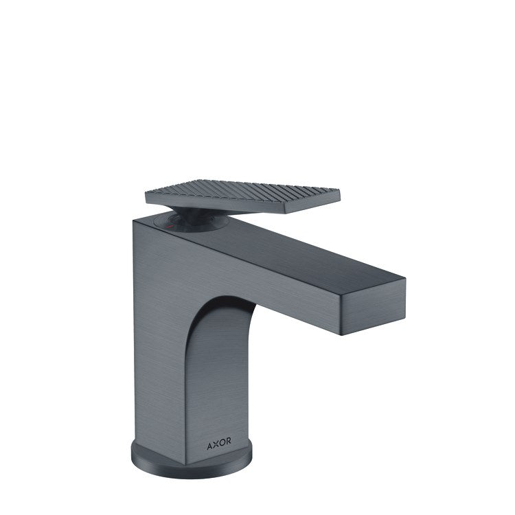 Lavatory Faucet Citterio 1 Lever ADA Brushed Black Chrome 1.2 Gallons per Minute Rigid Pop-Up 1 Hole 3-5/8 Inch