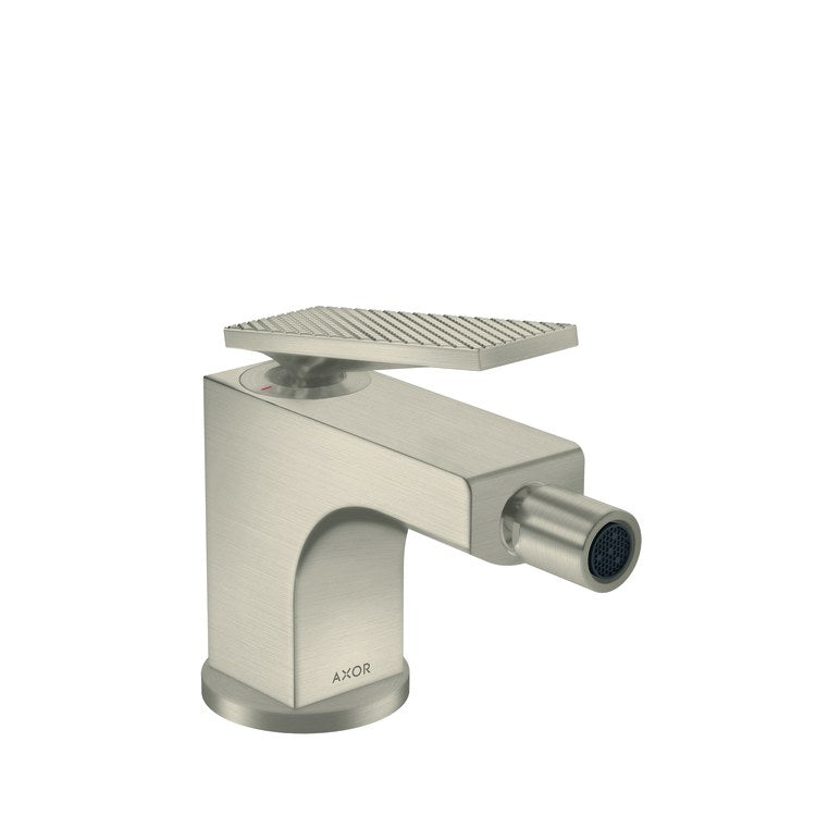 Bidet Faucet Citterio Rhombic Cut 1 Lever ADA Brushed Nickel - Image 1