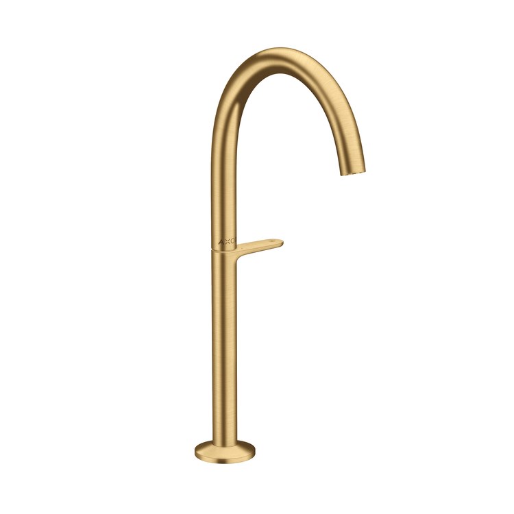 Lavatory Faucet One 260 1 Lever ADA WaterSense Brushed Gold Optic 1.2 Gallons per Minute Less Drain 1 Hole Select/AirPower/Comfort Zone/EcoRight - Image 1
