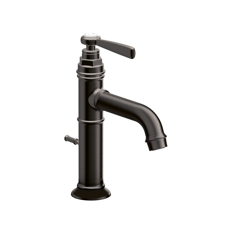 Lavatory Faucet Montreux 1 Lever ADA Brushed Black Chrome 1.2 Gallons per Minute Rigid Pop-Up 1 Hole 3-7/8 Inch - Image 1