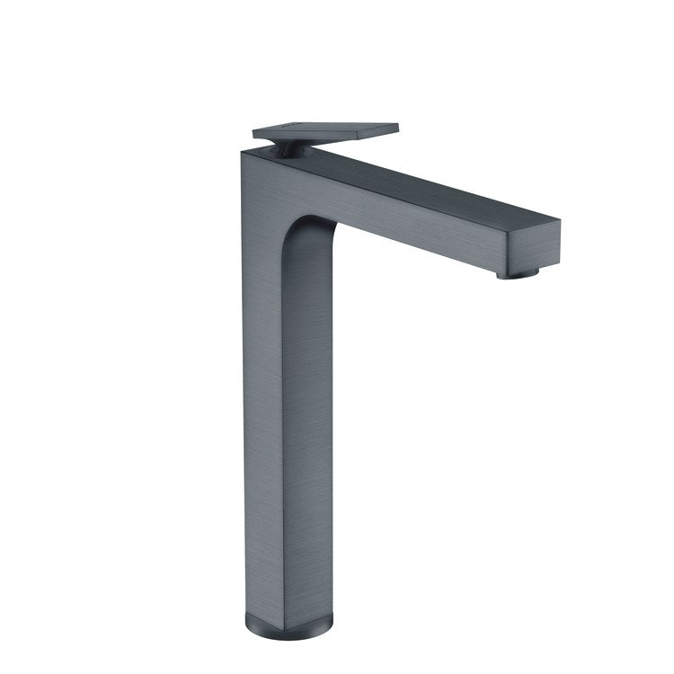 Lavatory Faucet Citterio 1 Lever ADA Brushed Black Chrome 1.2 Gallons per Minute Rigid Less Drain 1 Hole 11 Inch - Image 1