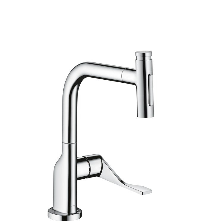 Kitchen Faucet Citterio Select On/Off Push Button 1 Lever ADA Polished Nickel Pull-Out 2 Function 150 DEG Swivel 1 Hole 1.75 Gallons per Minute - Image 1