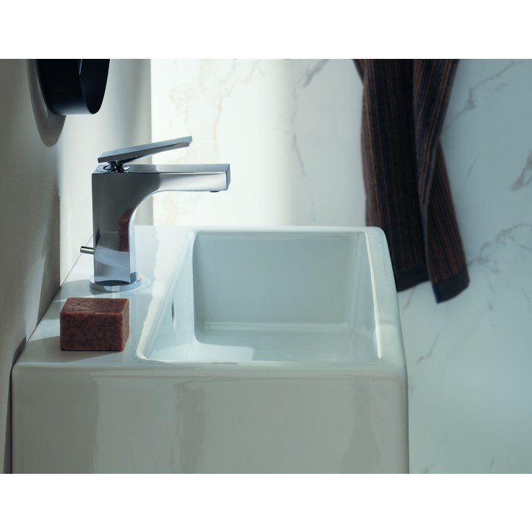 Lavatory Faucet Citterio 1 Lever ADA Chrome 1.2 Gallons per Minute Rigid Less Drain 1 Hole 3-5/8 Inch - Image 2