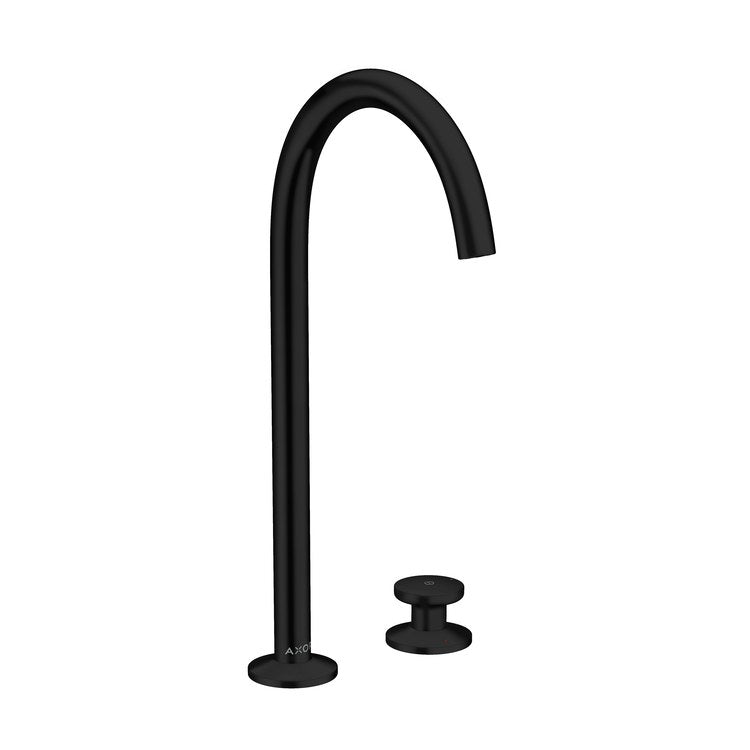 Lavatory Faucet One 260 1 Knob WaterSense Matte Black 1.2 Gallons per Minute 120 DEG Swivel Less Drain 2 Hole Select/AirPower/Comfort Zone/EcoRight - Image 1