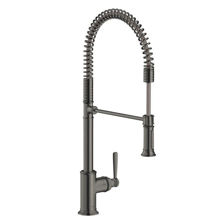 Kitchen Faucet Montreux Semi-Pro 1 Lever ADA Brushed Black Chrome 1.75 Gallons per Minute - Image 1