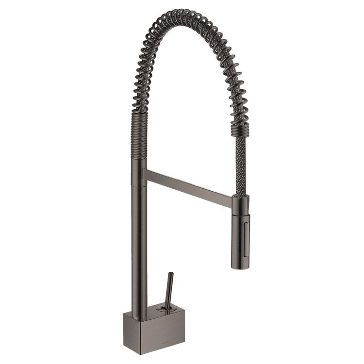 Kitchen Faucet Starck Semi-Pro 1 Joystick ADA Brushed Black Chrome 1.75 Gallons per Minute - Image 1