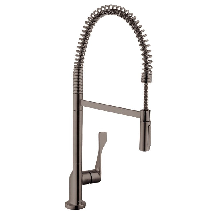 Kitchen Faucet Citterio Semi-Pro 1 Lever ADA Brushed Black Chrome 1.75 Gallons per Minute - Image 1