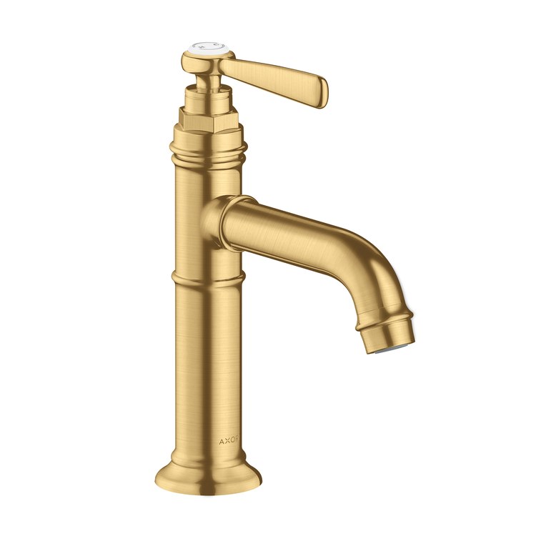 Lavatory Faucet Montreux 1 Lever ADA Brushed Gold Optic 1.2 Gallons per Minute Rigid Less Drain 1 Hole 3-7/8 Inch - Image 1