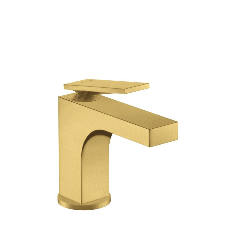 Lavatory Faucet Citterio 1 Lever ADA Brushed Gold Optic 1.2 Gallons per Minute Rigid Less Drain 1 Hole 3-5/8 Inch - Image 1