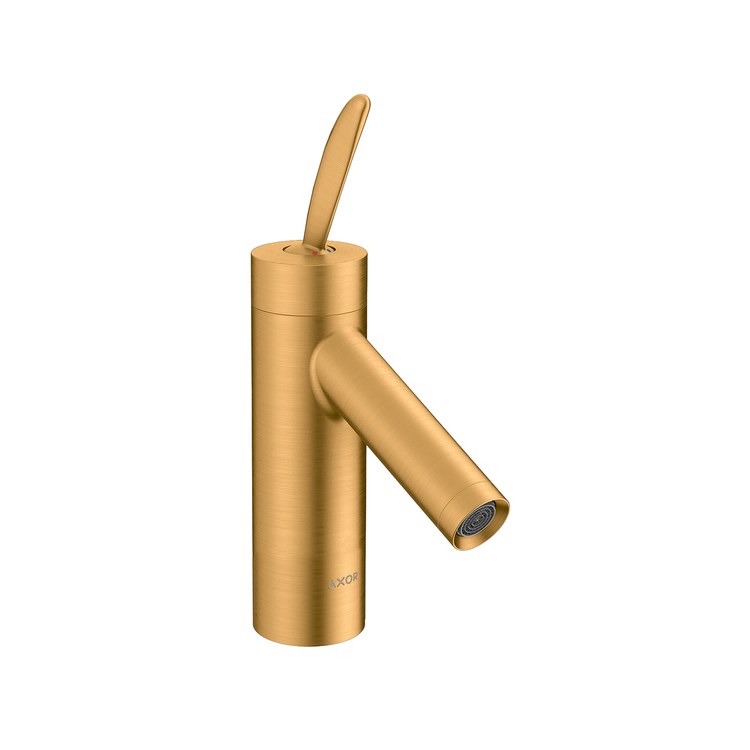 Lavatory Faucet Starck Classic 1 Joystick ADA Brushed Gold Optic 1.2 Gallons per Minute Rigid Pop-Up 1 Hole 2-7/8 Inch - Image 1