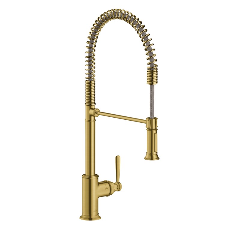 Kitchen Faucet Montreux Semi-Pro 1 Lever ADA Brushed Gold Optic 1.75 Gallons per Minute - Image 1