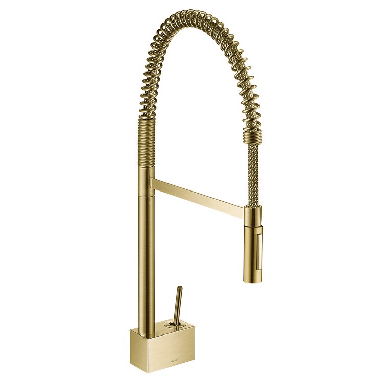 Kitchen Faucet Starck Semi-Pro 1 Joystick ADA Brushed Gold Optic 1.75 Gallons per Minute - Image 1