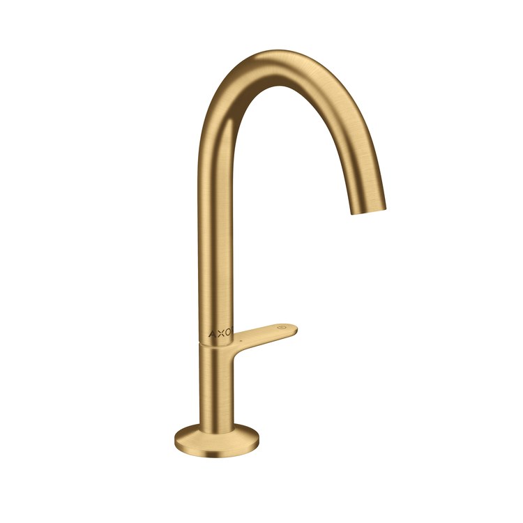 Lavatory Faucet One 170 1 Lever ADA WaterSense Brushed Gold Optic 1.2 Gallons per Minute Less Drain 1 Hole Select/AirPower/Comfort Zone/EcoRight - Image 1