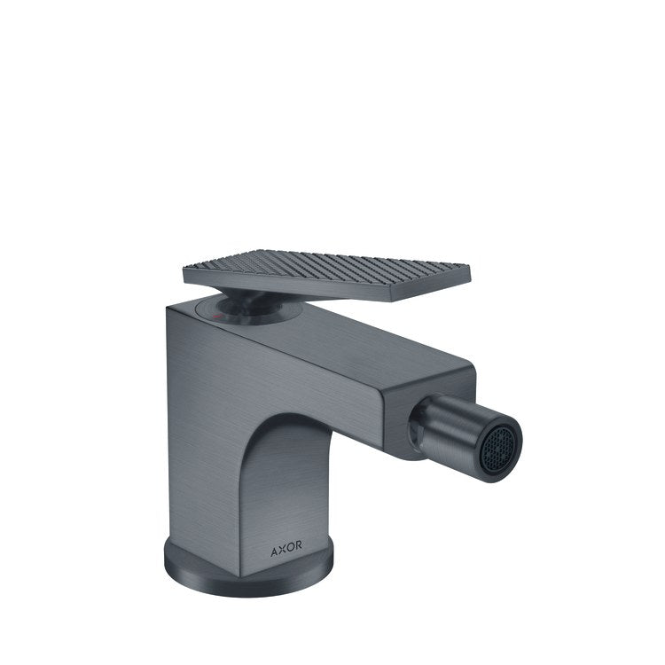 Bidet Faucet Citterio Rhombic Cut 1 Lever ADA Brushed Black Chrome - Image 1