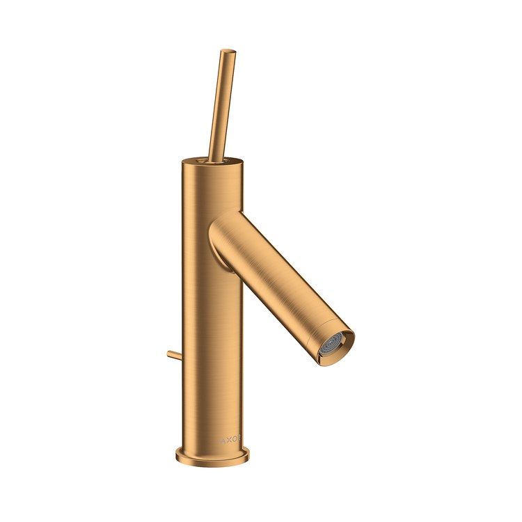 Lavatory Faucet Starck 1 Joystick ADA Brushed Gold Optic 1.2 Gallons per Minute Rigid Pop-Up 1 Hole 3-1/2 Inch - Image 1
