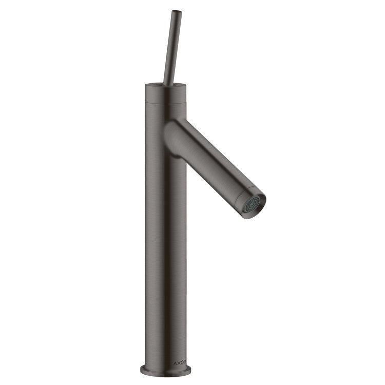 Lavatory Faucet Starck 1 Joystick ADA Brushed Black Chrome 1.2 Gallons per Minute Rigid Less Drain 1 Hole 6-1/2 Inch - Image 1