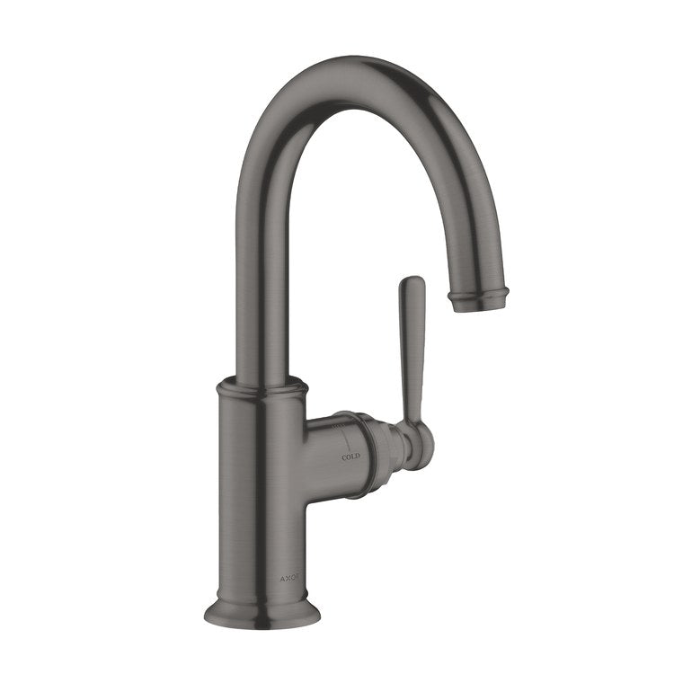 Bar Faucet Montreux Deck Mount 1 Lever ADA Brushed Black Chrome 1.5 Gallons per Minute - Image 1