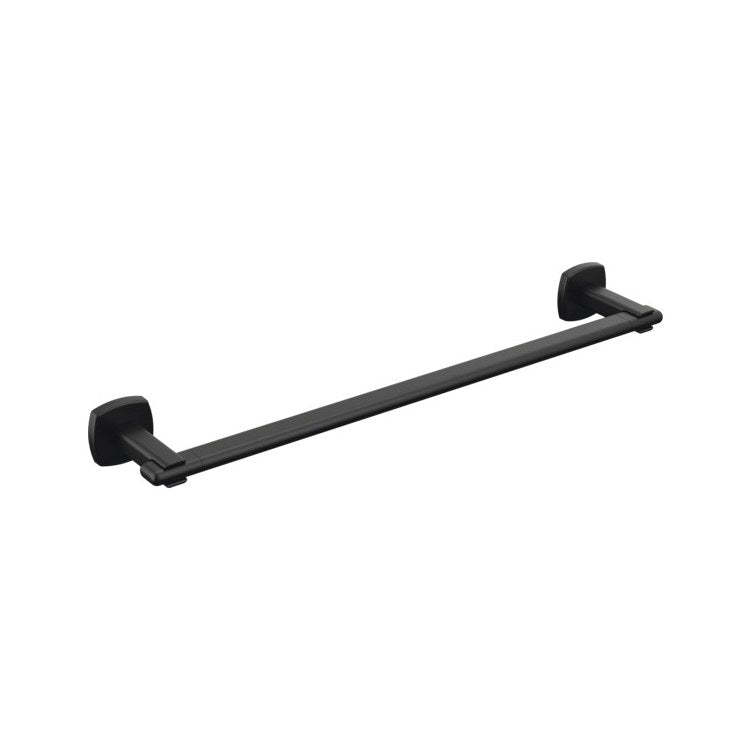 Towel Bar Allaria 18 Inch Single Matte Black Metal - Image 1