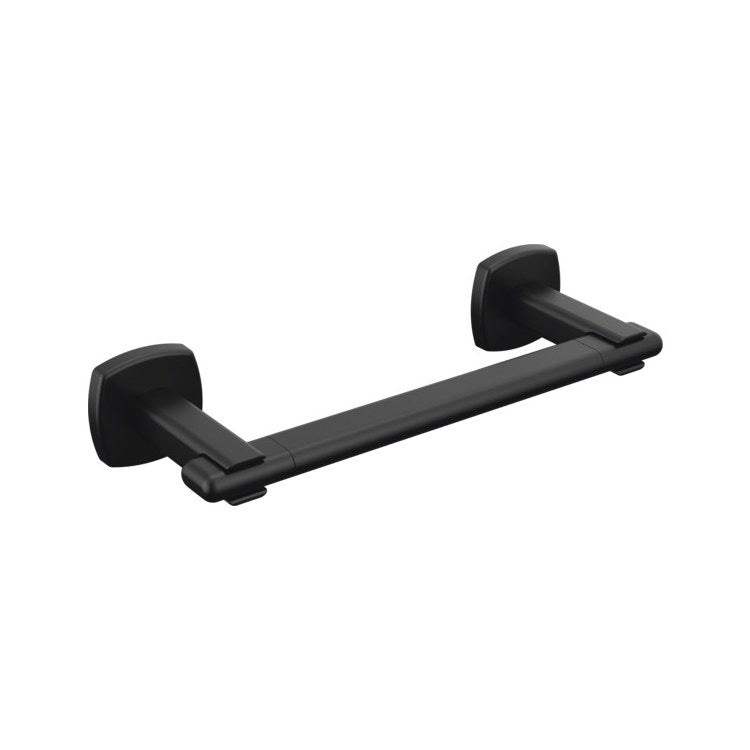 Towel Bar Allaria 8 Inch Single Matte Black Metal - Image 1
