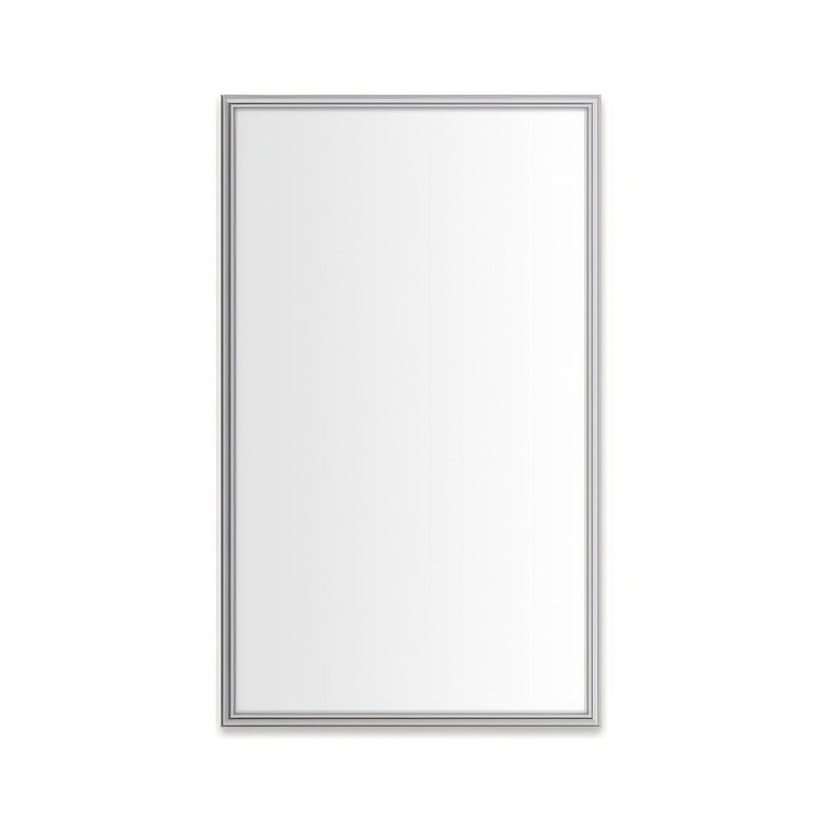 Medicine Cabinet Main Line 24 x 40 Inch 1 Doors Framed Mirror Chrome Flat Top Rosemont Frame Slow Close Hinges Sliding Magnification Mirror Magnetic Strip Interior Lighting USB Charging ports Electrical Outlets Phone Holder 4 Inch - Image 1