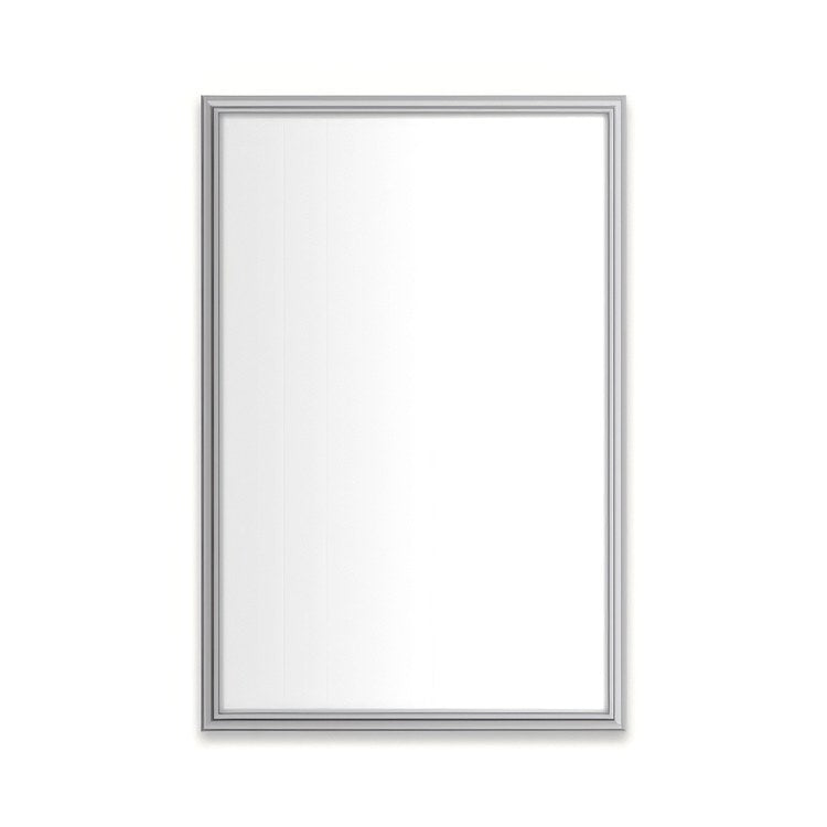 Medicine Cabinet Main Line 20 x 30 Inch 1 Doors Framed Mirror Chrome Flat Top Rosemont Frame Slow Close Hinges Sliding Magnification Mirror Magnetic Strip Interior Lighting USB Charging ports Electrical Outlets Phone Holder 4 Inch - Image 1