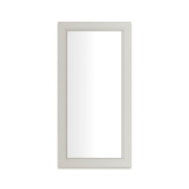 Medicine Cabinet Main Line 20 x 40 Inch 1 Doors Framed Mirror Polished Nickel Flat Top Merion Frame Slow Close Hinges Sliding Magnification Mirror Magnetic Strip Interior Lighting USB Charging ports Electrical Outlets Phone Holder 4 Inch - Image 1