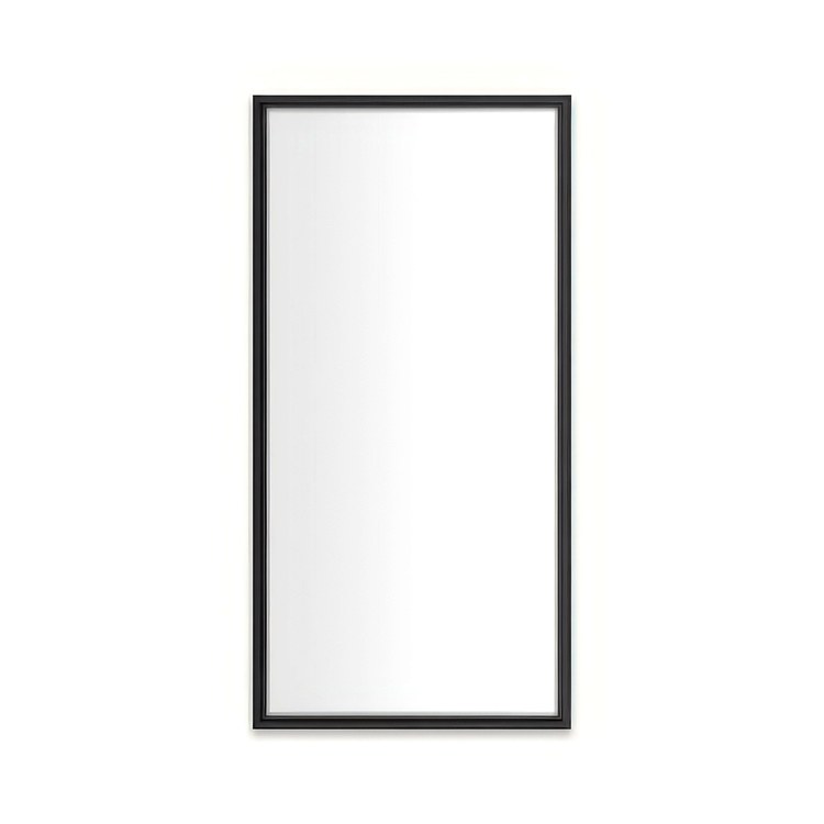 Medicine Cabinet Main Line 20 x 40 Inch 1 Doors Framed Mirror Brushed Black Flat Top Rosemont Frame Slow Close Hinges Sliding Magnification Mirror Magnetic Strip Interior Lighting USB Charging ports Electrical Outlets Phone Holder 4 Inch - Image 1