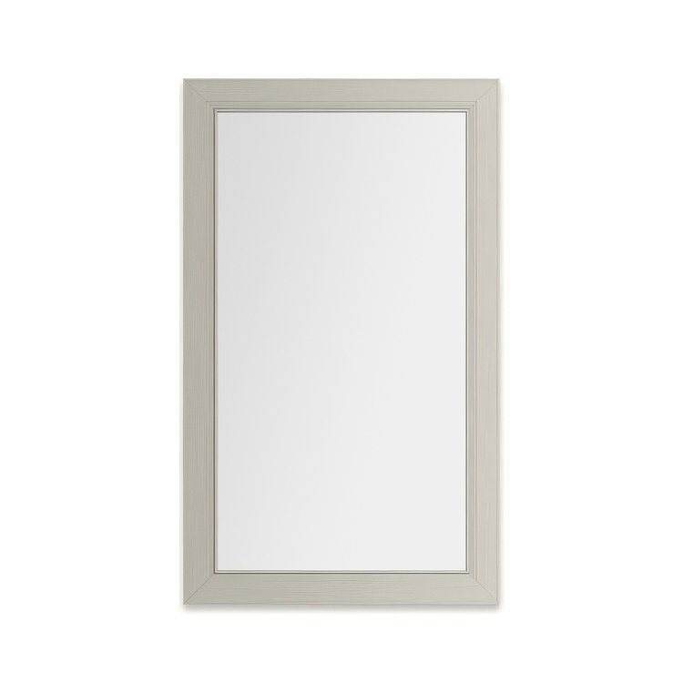 Medicine Cabinet Main Line 24 x 40 Inch 1 Doors Framed Mirror Nickel Flat Top Merion Frame Slow Close Hinges Sliding Magnification Mirror Magnetic Strip Interior Lighting USB Charging ports Electrical Outlets Phone Holder 4 Inch - Image 1
