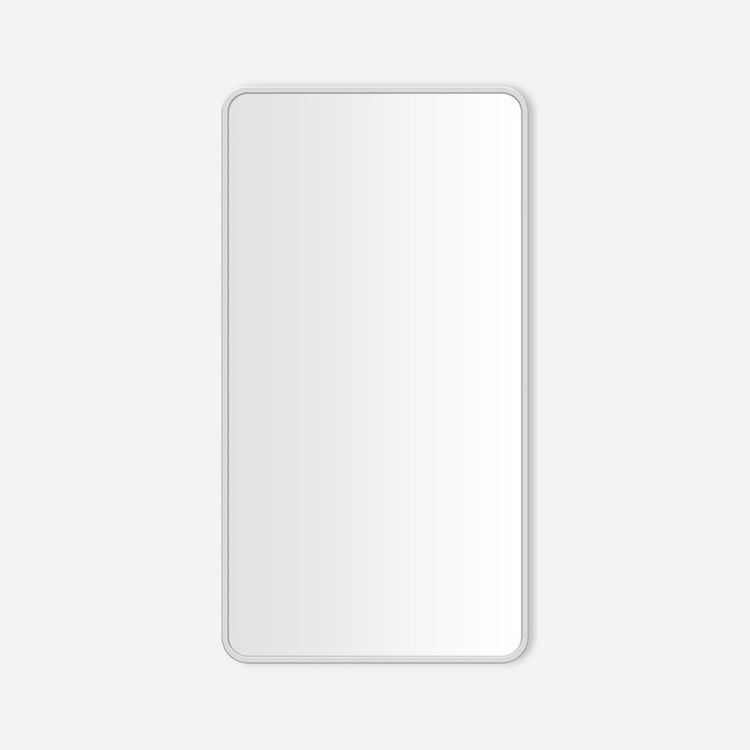 Medicine Cabinet Craft Cabinet Series 24 x 44 Inch 1 Doors Mirrored Polished Stainless Steel Flat Top Rounded Corners Slow Close/Electric Upgrade - Image 1
