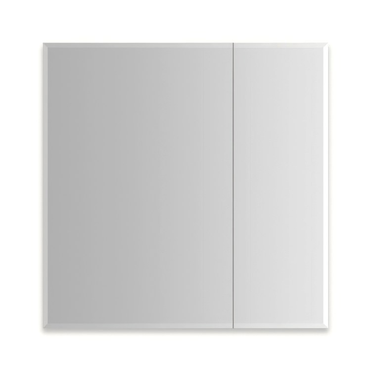 Medicine Cabinet M Series Reserve 30 x 30 x 6 Inch 2 Doors Mirrored Polished Edge/Electric - Image 1