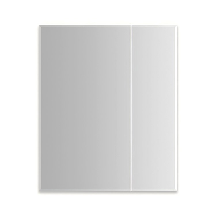 Medicine Cabinet M Series Reserve 30 x 36 x 4 Inch 2 Doors Mirrored Beveled Edge/Non-Electric - Image 1