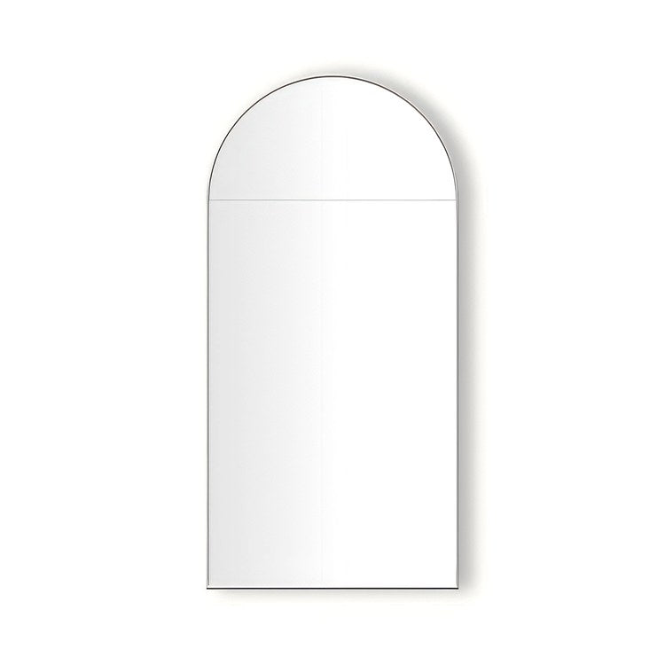 Medicine Cabinet Main Line 20 x 40 Inch 1 Doors Mirrored Polished Stainless Steel Arch Top Murray Hill Arch Slow Close Hinges 4 Inch - Image 1