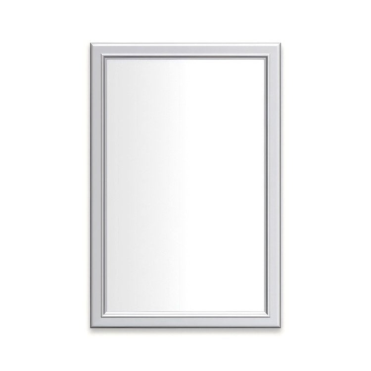 Medicine Cabinet Main Line 20 x 30 Inch 1 Doors Framed Mirror Chrome Flat Top Bryn Mawr Frame Slow Close Hinges Sliding Magnification Mirror Magnetic Strip Interior Lighting USB Charging ports Electrical Outlets Phone Holder 4 Inch - Image 1