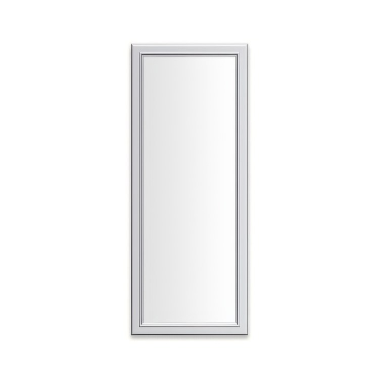 Medicine Cabinet Main Line 16 x 40 Inch 1 Doors Framed Mirror Chrome Flat Top Bryn Mawr Frame Slow Close Hinges Sliding Magnification Mirror Magnetic Strip Interior Lighting USB Charging ports Electrical Outlets Phone Holder 4 Inch - Image 1