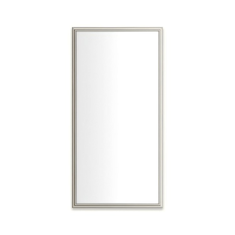 Medicine Cabinet Main Line 20 x 40 Inch 1 Doors Framed Mirror Nickel Flat Top Rosemont Frame Slow Close Hinges Sliding Magnification Mirror Magnetic Strip Interior Lighting USB Charging ports Electrical Outlets Phone Holder 4 Inch - Image 1