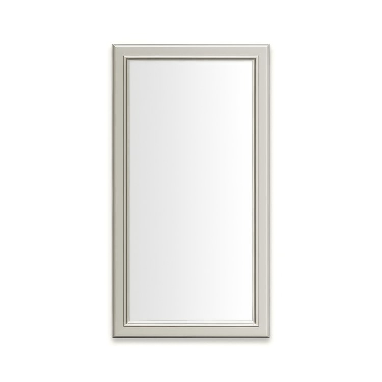 Medicine Cabinet Main Line 16 x 30 Inch 1 Doors Framed Mirror Polished Nickel Flat Top Bryn Mawr Frame Slow Close Hinges 4 Inch - Image 1