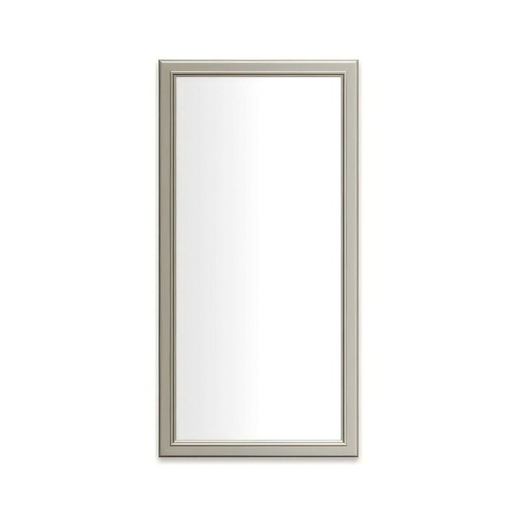 Medicine Cabinet Main Line 20 x 40 Inch 1 Doors Framed Mirror Nickel Flat Top Bryn Mawr Frame Slow Close Hinges Sliding Magnification Mirror Magnetic Strip Interior Lighting USB Charging ports Electrical Outlets Phone Holder 4 Inch - Image 1