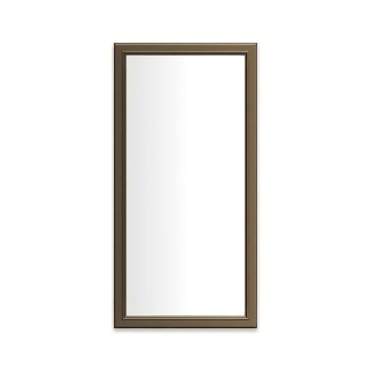 Medicine Cabinet Main Line 20 x 40 Inch 1 Doors Framed Mirror Brushed Bronze Flat Top Bryn Mawr Frame Slow Close Hinges Sliding Magnification Mirror Magnetic Strip Interior Lighting USB Charging ports Electrical Outlets Phone Holder 4 Inch - Image 1