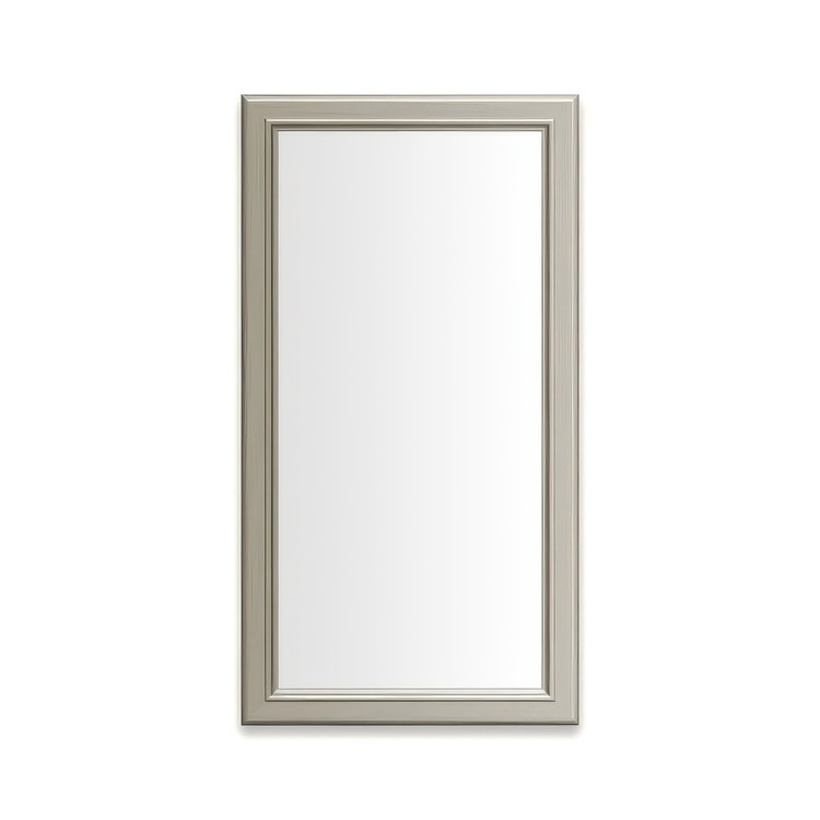 Medicine Cabinet Main Line 16 x 30 Inch 1 Doors Framed Mirror Nickel Flat Top Bryn Mawr Frame Slow Close Hinges Sliding Magnification Mirror Magnetic Strip Interior Lighting USB Charging ports Electrical Outlets Phone Holder 4 Inch - Image 1