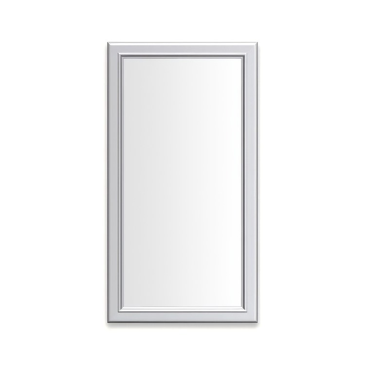 Medicine Cabinet Main Line 16 x 30 Inch 1 Doors Framed Mirror Chrome Flat Top Bryn Mawr Frame Slow Close Hinges Sliding Magnification Mirror Magnetic Strip Interior Lighting USB Charging ports Electrical Outlets Phone Holder 4 Inch - Image 1